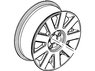 Lincoln Town Car Spare Wheel - 3W1Z-1007-BA