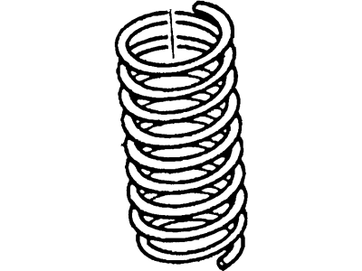 2000 Ford Contour Coil Springs - F8RZ-5310-AB