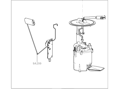 Ford 7L8Z-9H307-C Fuel Pump And Sender Assembly