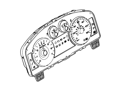 Ford 6E5Z-10849-AA Instrument Cluster