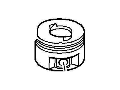 Ford 2F1Z-6108-CA Piston And Pin Assembly
