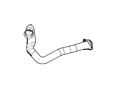 Ford 4C3Z-6N646-AA Exhaust Pipe