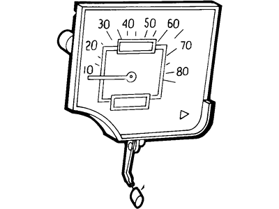 1986 Mercury Marquis Speedometer - E3MY-17255-A