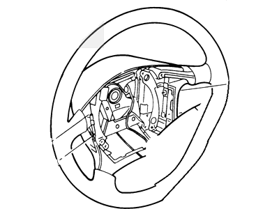 2000 Mercury Villager Steering Wheel - XF5Z3600AAA