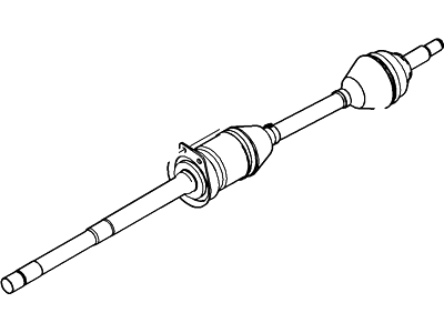 Ford CA5Z-3B436-A Front Axle Shaft