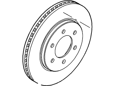 2006 Ford Expedition Brake Disc - 2L1Z-1V125-AA