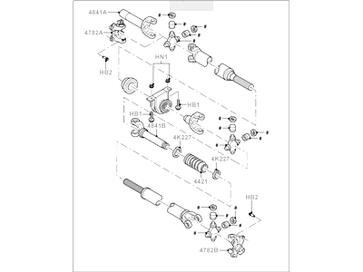 Ford 9L3Z-4R602-R Drive Shaft Assembly