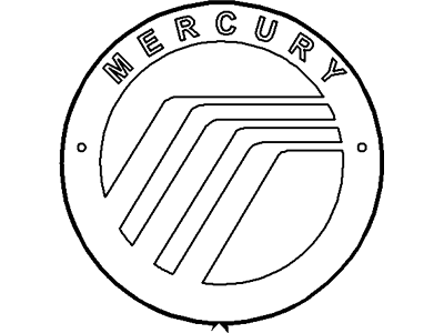Mercury Mountaineer Emblem - 6L9Z-8213-AA