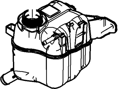 Ford AG1Z-8A080-B Tank Assembly - Radiator