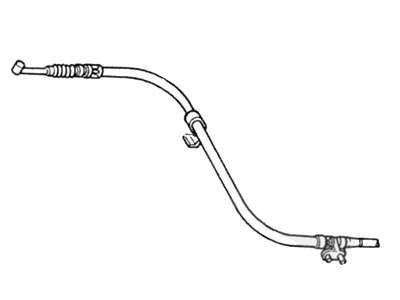Ford Escort Parking Brake Cable - F7CZ-2A635-BD