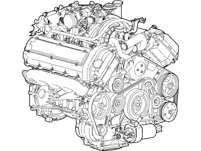Ford 1W4Z-6007-DA Engine Assembly