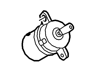 Ford YL8Z-18A318-AA Motor Assembly - Vacuum