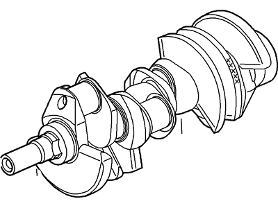 Ford F75Z-6303-AC Crankshaft Assembly