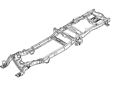 Ford 9C3Z-5005-Q Frame Assembly