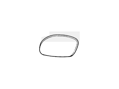 Ford YF1Z-17K707-BB Glass Assembly - Rear View Outer Mirror
