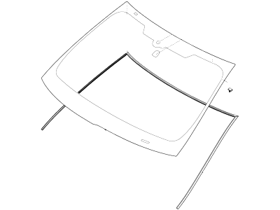 Ford 7T4Z-7803100-A Windshield Glass
