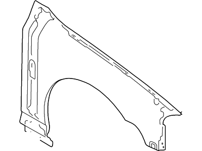 Ford XW4Z-16006-AA Fender Assembly - Front