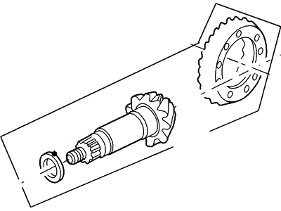 Ford 5L5Z-4209-B Gear And Pinion Assembly