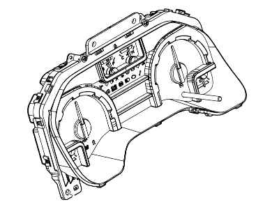Ford E-150 Speedometer - 9C2Z-10849-S