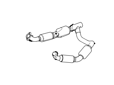 Ford 7C2Z-5F250-EA Catalytic Converter Assembly