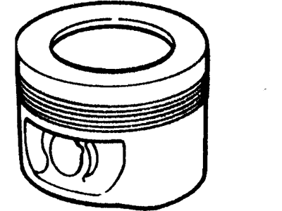 Ford 1U2Z-6108-CA Piston And Pin Assembly
