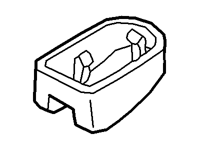 Ford YL8Z-78616B00-AAD Cover - Seat Belt Mounting
