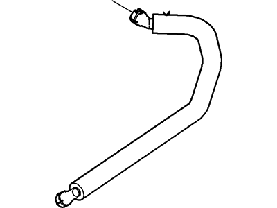 Ford F53 Stripped Chassis PCV Hose - 5C3Z-6A664-CA