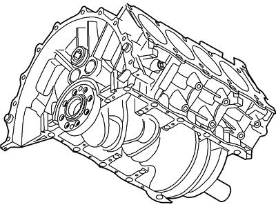 Ford XW4Z-6009-CA Cylinder Assembly - Short Block