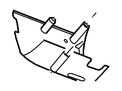 Ford F75Z-3530-AAA Shroud Assembly - Steering Column