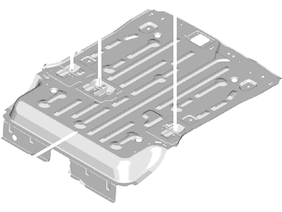 Ford DV6Z-6111215-A Pan Assembly - Floor