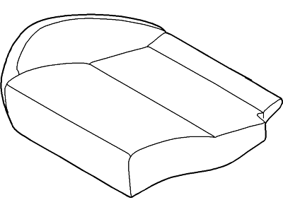 Ford CV6Z-5863805-AB Rear Seat Cushion Cover Assembly