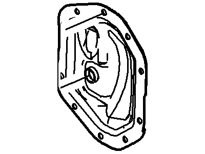 Ford 7E5Z-4033-A Cover - Rear Axle Housing