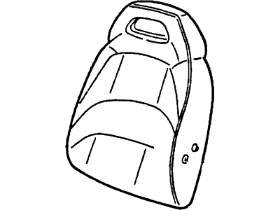 Ford 1C2Z-1564416-BAB Front Seat Back Cover Assembly
