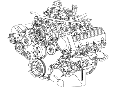 Ford 5L2Z-6007-EA Engine Assembly
