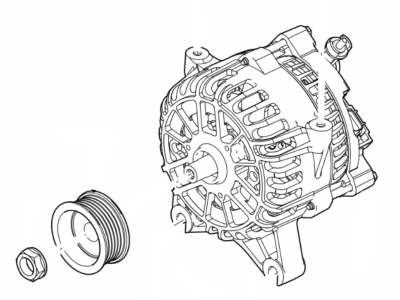 Ford 6W7Z-10V346-AARM Alternator Assembly