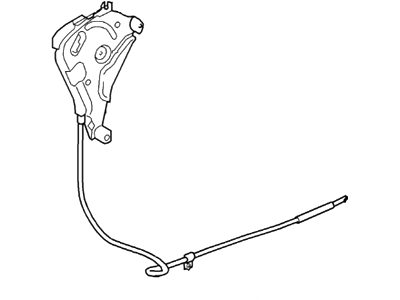 2004 Ford Expedition Parking Brake Cable - 2L1Z-2853-BA