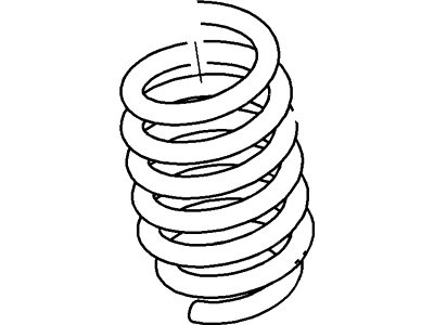 Ford Crown Victoria Coil Springs - 9W7Z-5310-C