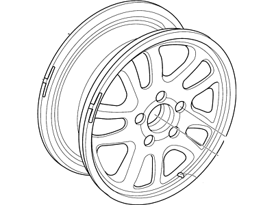 Ford 3W7Z-1007-EA Wheel Assembly