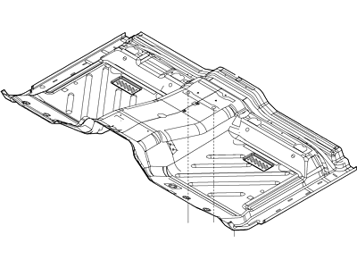 Ford 7L1Z-7811135-C Pan Assembly - Floor