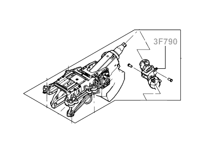 Ford 6R3Z-3C529-AA Column Assembly - Steering