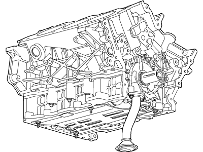 Ford XU2Z-6009-NA Cylinder Block