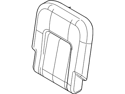 Ford 5L1Z-7866600-AAA Rear Seat Back Cover Assembly