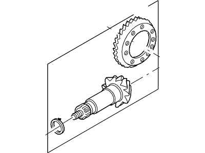 Ford 5L3Z-4209-B Gear And Pinion Assembly