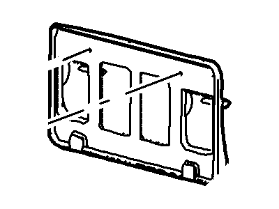 Ford 4L3Z-17A385-AAA Bracket - License Plate