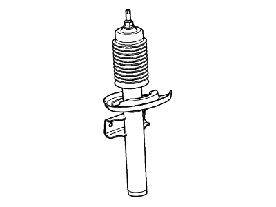 Ford 6F2Z-18124-AD Shock Absorber Assembly - Front