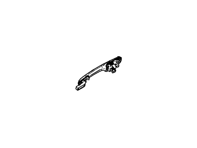 Ford 4R3Z-6322405-AAG Handle Assy - Door - Outer