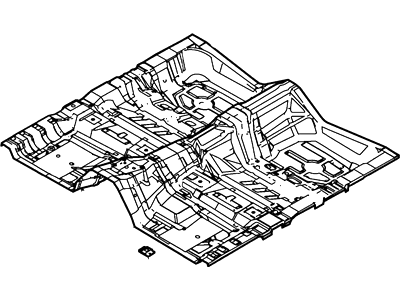 Ford 3W7Z-5411135-AA Pan Assembly - Floor