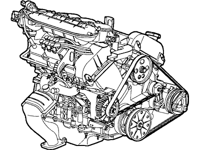 Ford 5F1Z-6007-AA Engine Assembly