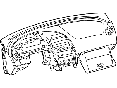 Ford 1S8Z-6304320-BAA Panel Assy - Instrument - Upper