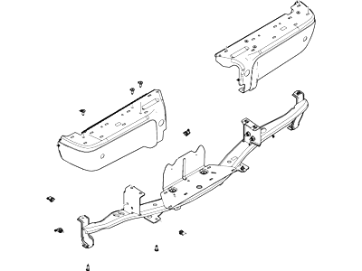 Ford 9C3Z-17906-CPTM Bumper Assembly - Rear